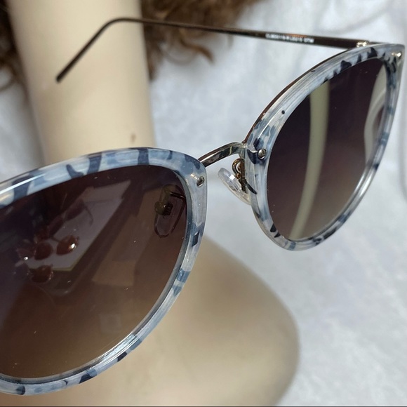 LAUNDRY BY DESIGN Sunglasses NWT women’s  MIRRORED SILVER TONE METAL - Picture 12 of 16